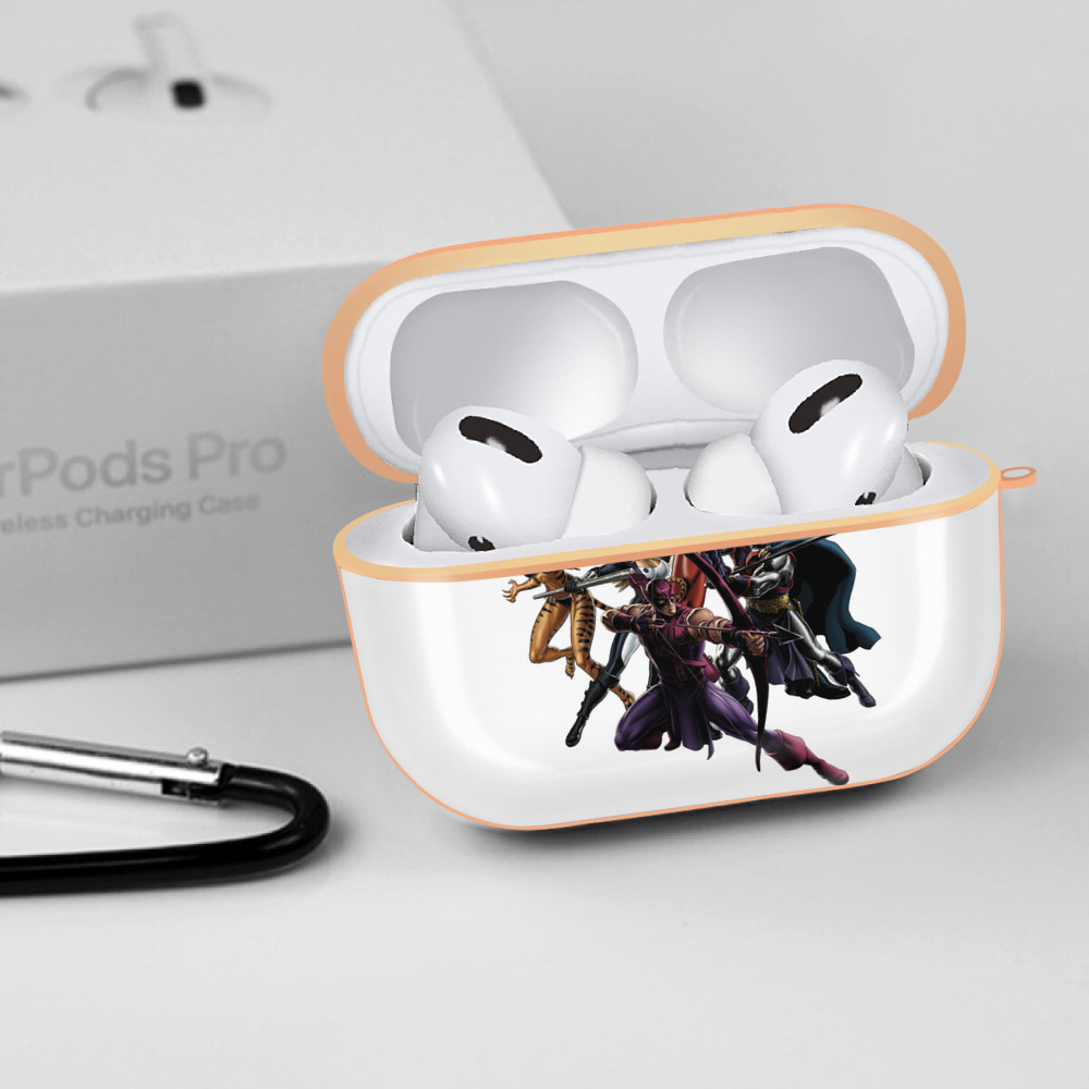 アベンジャーズ The Avengers 【AirPods Pro用】ハードシェル保護ケース｜耐衝撃・防指紋・カラビナ付き商品仕様