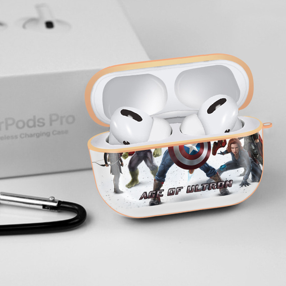 アベンジャーズ The Avengers 【AirPods Pro用】ハードシェル保護ケース｜耐衝撃・防指紋・カラビナ付き商品仕様