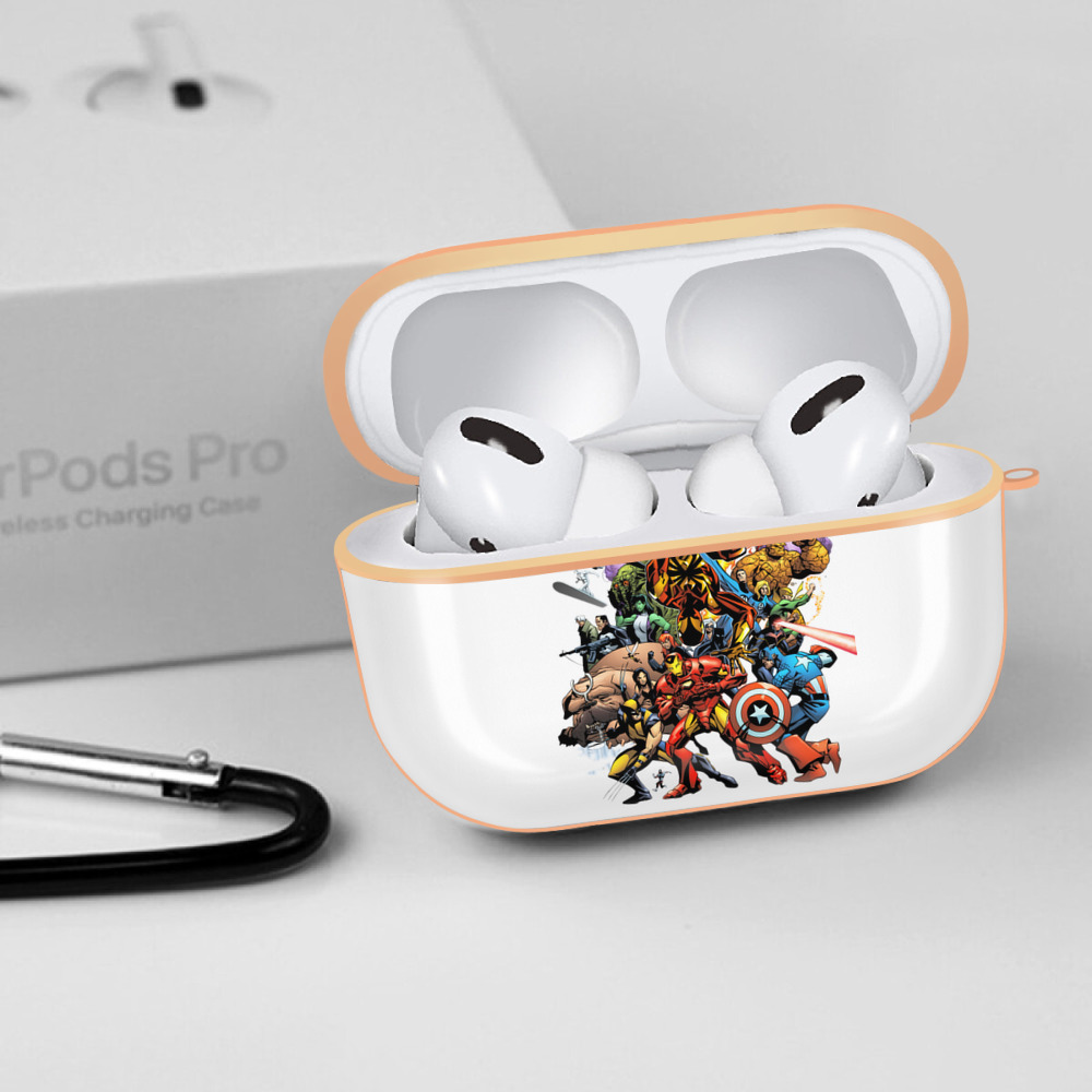 アベンジャーズ The Avengers 【AirPods Pro用】ハードシェル保護ケース｜耐衝撃・防指紋・カラビナ付き商品仕様