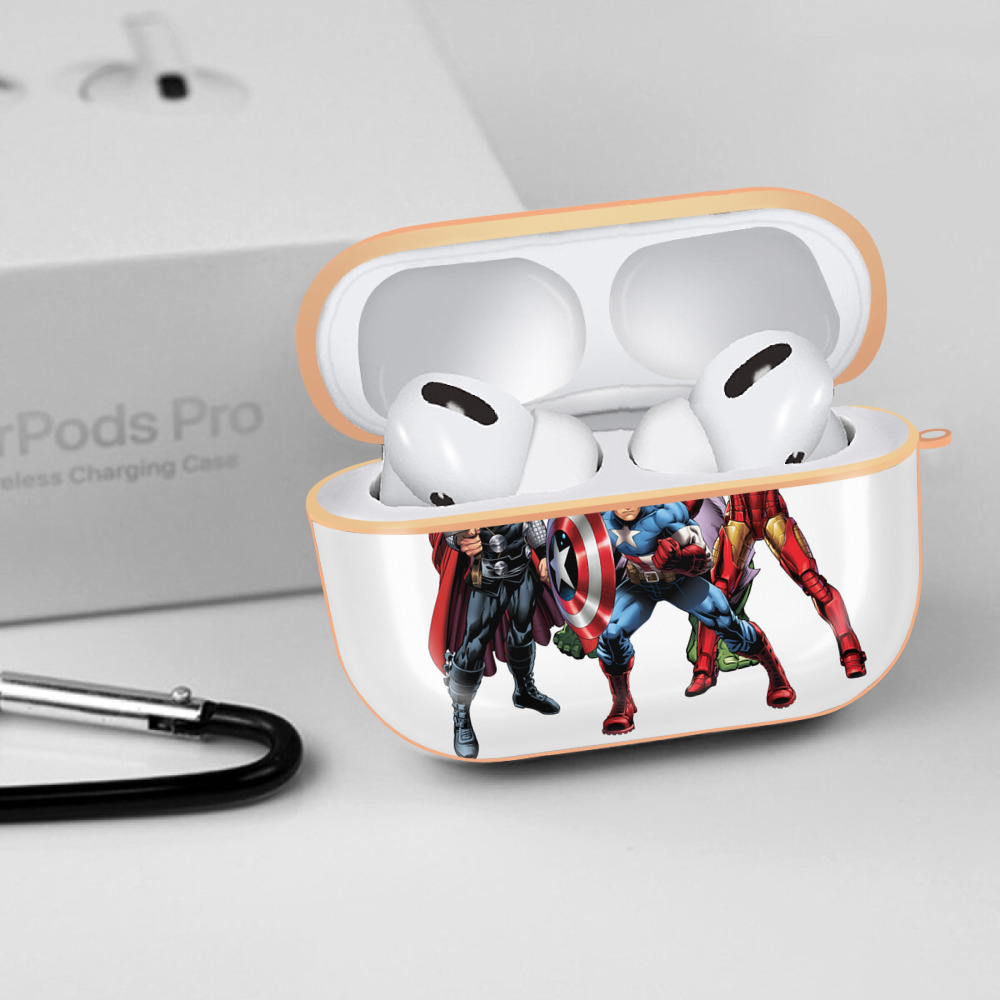 アベンジャーズ The Avengers 【AirPods Pro用】ハードシェル保護ケース｜耐衝撃・防指紋・カラビナ付き商品仕様
