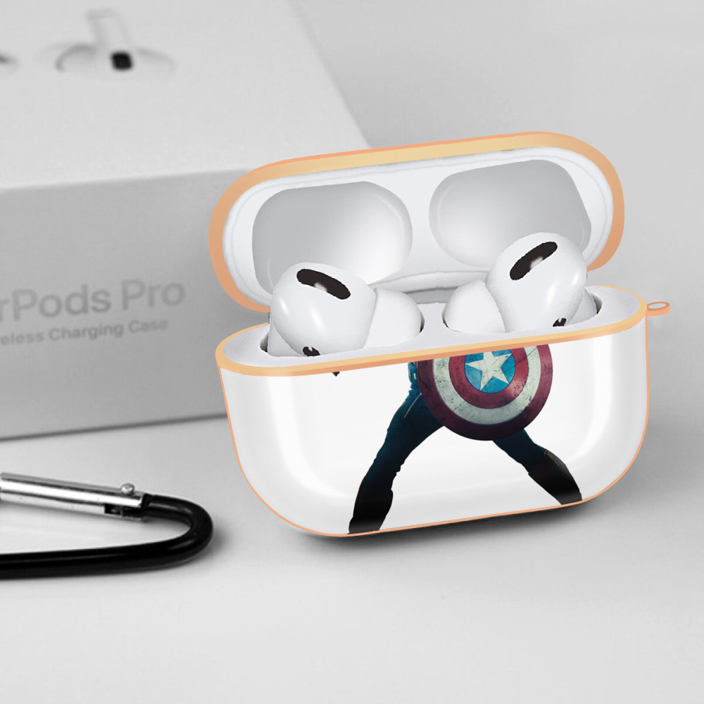 アベンジャーズ The Avengers 【AirPods Pro用】ハードシェル保護ケース｜耐衝撃・防指紋・カラビナ付き商品仕様