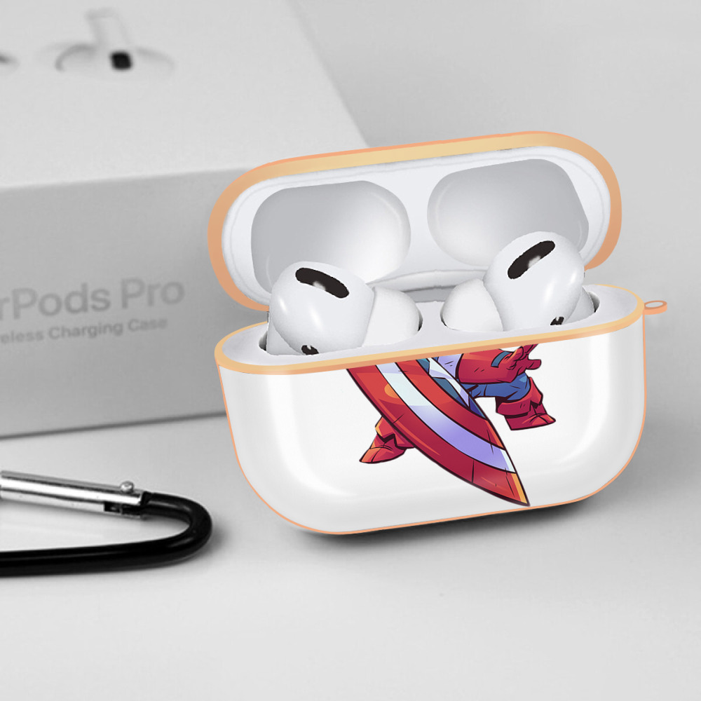 アベンジャーズ The Avengers 【AirPods Pro用】ハードシェル保護ケース｜耐衝撃・防指紋・カラビナ付き商品仕様