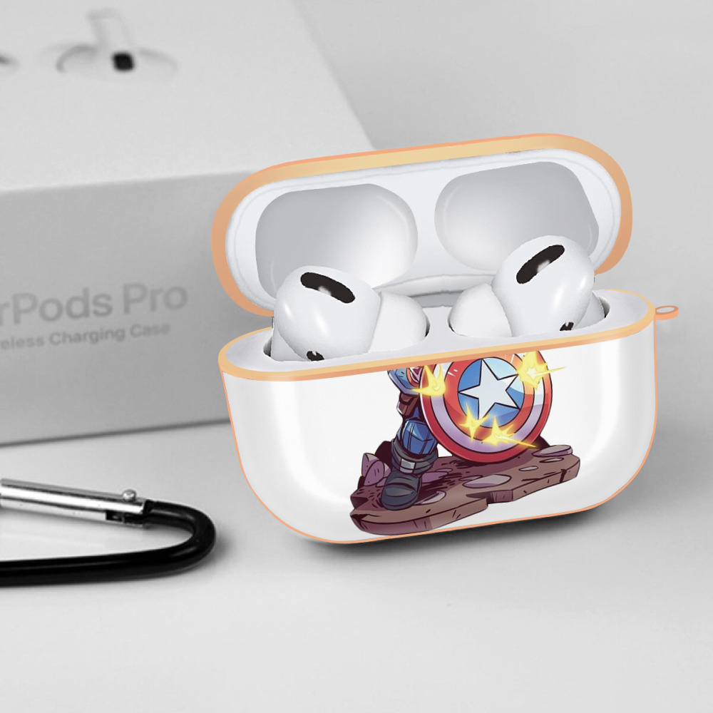 アベンジャーズ The Avengers 【AirPods Pro用】ハードシェル保護ケース｜耐衝撃・防指紋・カラビナ付き商品仕様