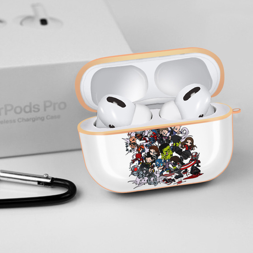 アベンジャーズ The Avengers 【AirPods Pro用】ハードシェル保護ケース｜耐衝撃・防指紋・カラビナ付き商品仕様
