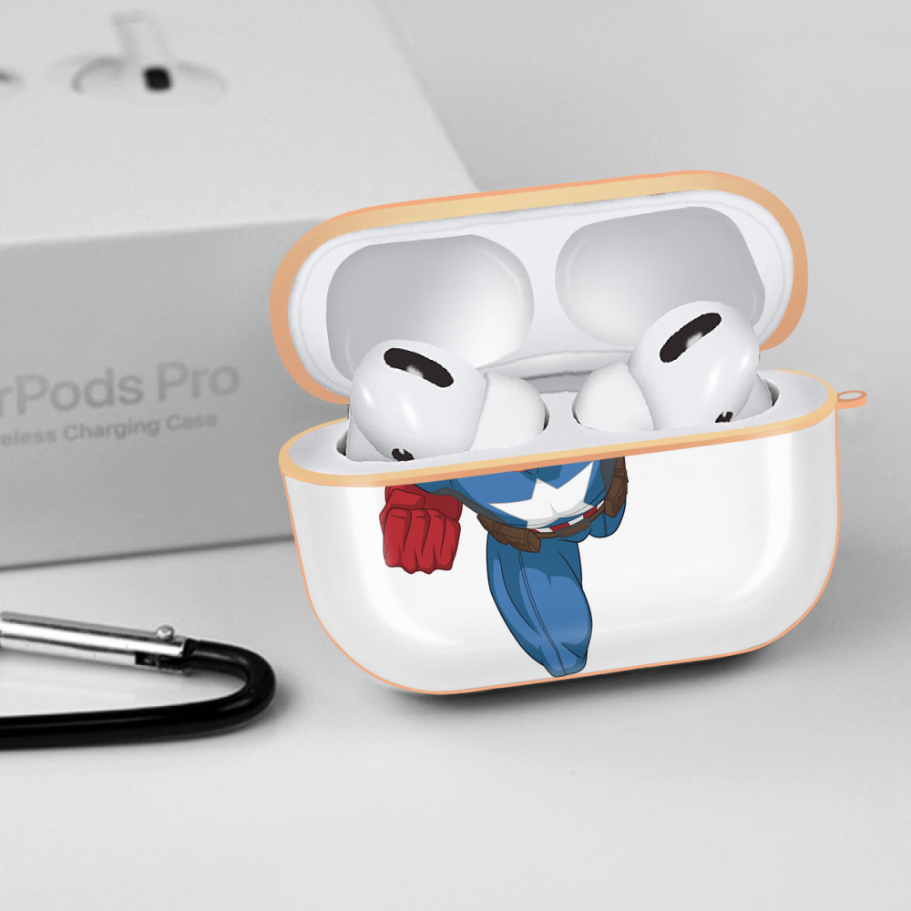 アベンジャーズ The Avengers 【AirPods Pro用】ハードシェル保護ケース｜耐衝撃・防指紋・カラビナ付き商品仕様