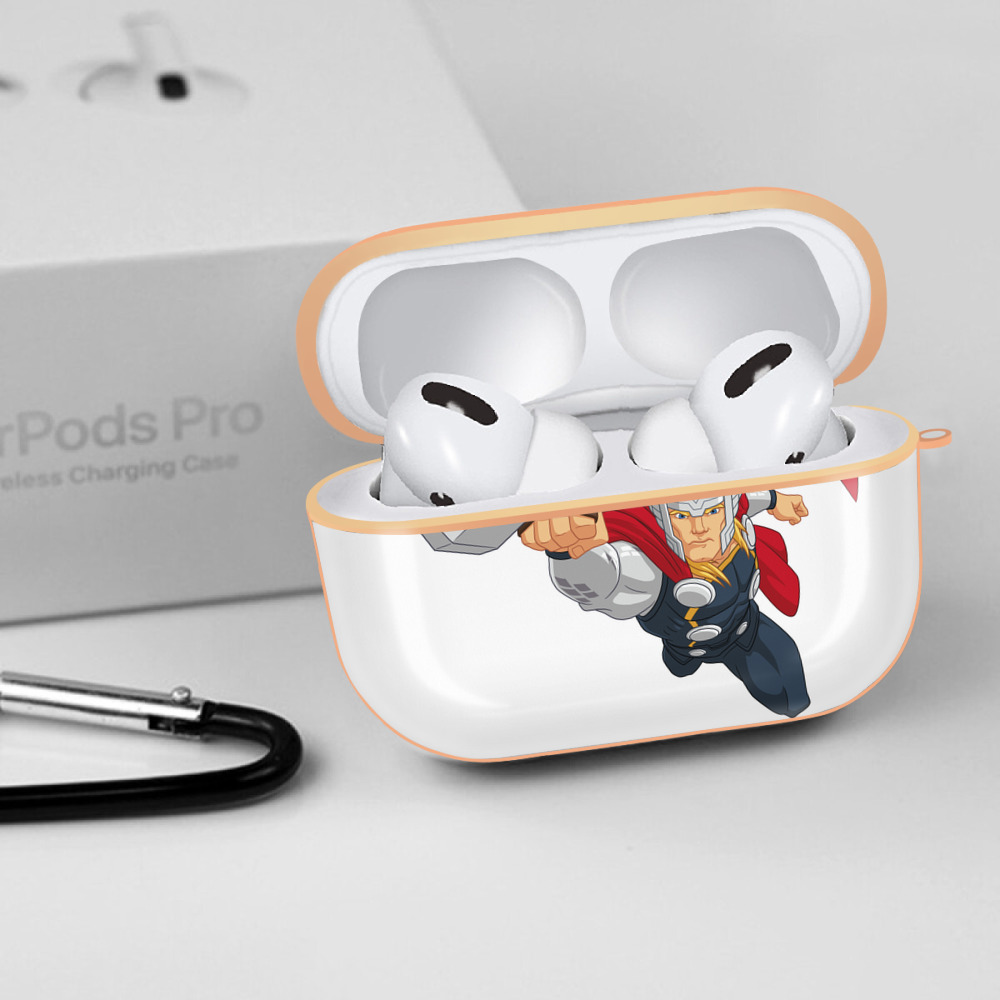 アベンジャーズ The Avengers 【AirPods Pro用】ハードシェル保護ケース｜耐衝撃・防指紋・カラビナ付き商品仕様